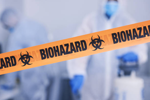 Professional Biohazard technician working in Roselle Park, NJ